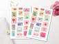 Preview: Stamps Love Sticker Set